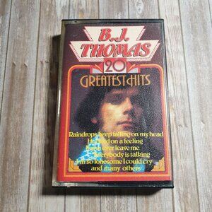 BJ Thomas Greatest Hits Cassette Tape Vintage Black Tulip Holland 80s Music